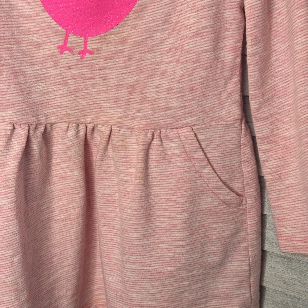 Circo Hot Pink Heathered Bird Dress/tunic. Size 4T. Great Condition.